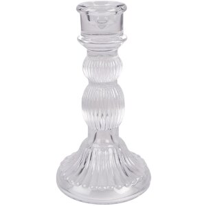 Clayre & Eef 6GL4909 Подсвечник из прозрачного стекла...