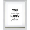 Hama Портретная рамка Happy 10x15 см дерево МДФ белый Портретный и альбомный формат