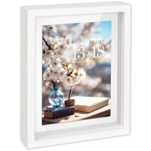 ZEP Vittel White Подвійна рамка з дерева 15x20 см,...