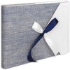 ZEP Фотоальбом Busta Blue 30x24 см 60 белых страниц glassine итальянский дизайн