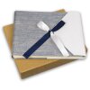ZEP Фотоальбом Busta Blue 30x24 см 60 белых страниц glassine итальянский дизайн