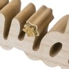 ZEP VP86ES Kevin ES деревянное рождественское украшение 40x2,5x8,5 см натуральное золото