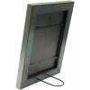 Фоторамка Deknudt S45VD1 пластиковая серебристая 20,0x28,0 см