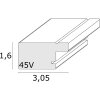 Deknudt S45VH2 Пластиковая черная фоторамка 10,0 x 15,0 см