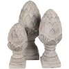 Clayre & Eef 6TE0545L Украшение Pinecone Stone Grey Ø 17x39 см