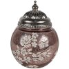 Clayre & Eef 6GL4595 Светодиодное украшение Стекло розовое Ø11x15 см Стиль кантри 2xAAA