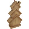 Clayre & Eef 6MG0051 Украшение дома светодиодное коричнево-белое 24x11x41 см 2xAAA