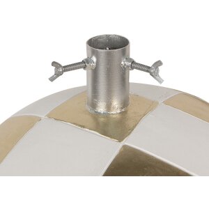 Clayre & Eef 6MG0053 Подставка для елки Белое золото 42x42x44 см
