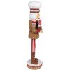 Clayre & Eef 6PR4257 Рождественское украшение Щелкунчик коричнево-красный 13x12x46 см Полирезин