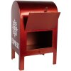 Поштова скринька Clayre & Eef 6Y5625 Червона 21x19x34 см Різдвяна прикраса в стилі кантрі