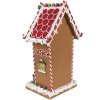 Clayre & Eef 6PR4251 Украшение для пряничного домика коричнево-белое 18x14x31 см