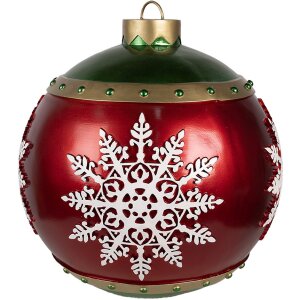 Clayre & Eef 6PR4249 Різдвяна куля червона полімерна...
