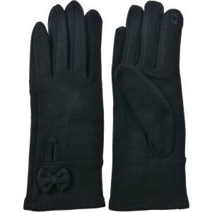Juleeze JZGL0091Z Рукавички 9x23x1 см чорний бант зимові