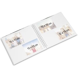 Спіральний альбом Hama Lovely Blue 28x24 см 50 білих сторінок