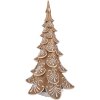 Clayre & Eef 6PR3905GG Рождественская елка светодиодная коричнево-бежевая 26x23x42 см 3xAA