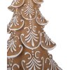 Clayre & Eef 6PR3905GG Рождественская елка светодиодная коричнево-бежевая 26x23x42 см 3xAA