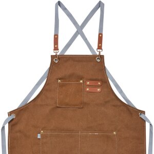 Clayre & Eef KT041.045 Фартук коричневый 63x75 см...