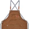 Clayre & Eef KT041.045 Фартук коричневый 63x75 см 100% полиэстер