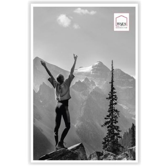 Пластикова фоторамка Haes Deco EF9W Easy Frame White 40x60 см з художнього скла