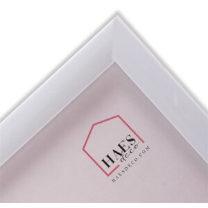 Пластикова фоторамка Haes Deco EF9W Easy Frame White 40x60 см з художнього скла
