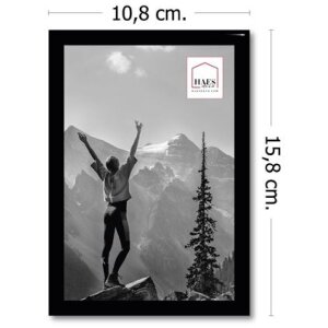 Пластикова фоторамка Haes Deco EF1B Easy Frame Black 10x15 см