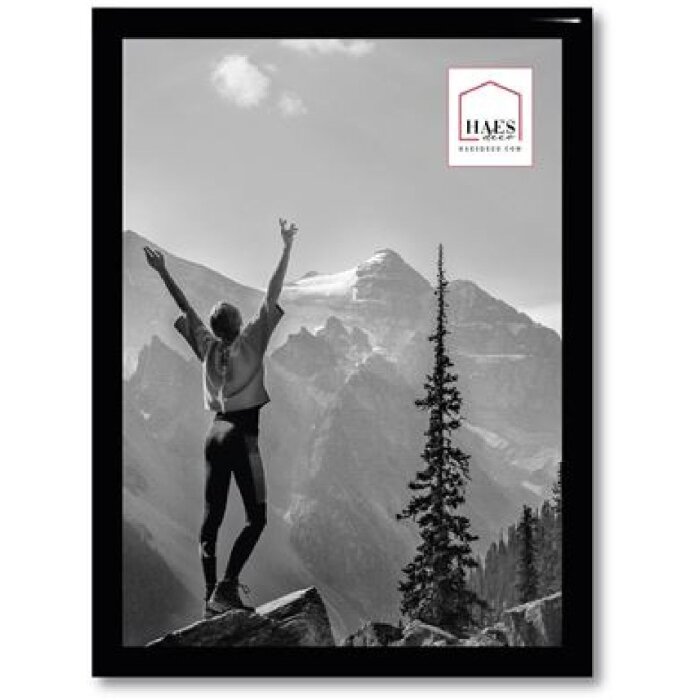 Пластикова фоторамка Haes Deco EF2B Easy Frame чорна 13x18 см