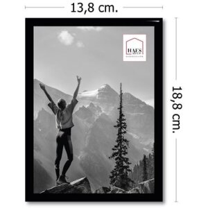 Пластикова фоторамка Haes Deco EF2B Easy Frame чорна 13x18 см