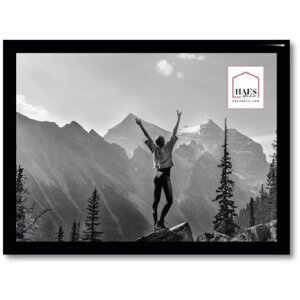 Пластикова фоторамка Haes Deco EF2B Easy Frame чорна 13x18 см