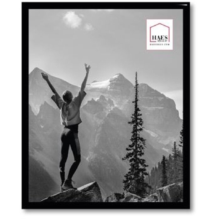Пластиковая фоторамка Haes Deco EF12B Easy Frame Black 20x25 см