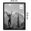 Пластиковая фоторамка Haes Deco EF12B Easy Frame Black 20x25 см