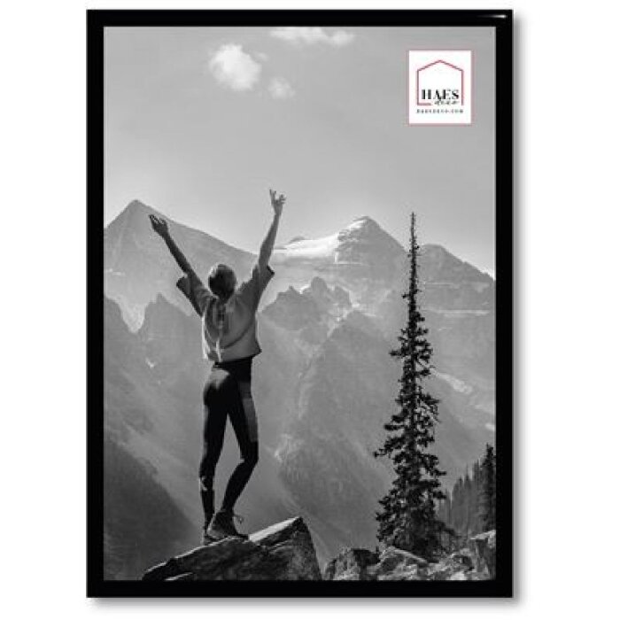 Haes Deco EF11B Easy Frame Пластиковая фоторамка черная A4 21x29,7 см