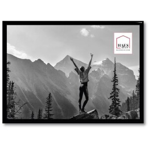 Haes Deco EF11B Easy Frame Пластиковая фоторамка черная A4 21x29,7 см