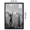 Haes Deco EF11B Easy Frame Пластиковая фоторамка черная A4 21x29,7 см