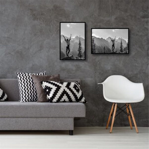 Пластикова фоторамка Haes Deco Easy Frame Black 30x45 см із закругленим профілем
