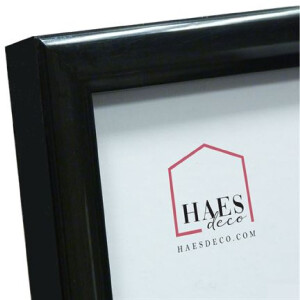 Пластикова фоторамка Haes Deco Easy Frame Black 30x45 см із закругленим профілем
