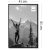 Пластиковая фоторамка Haes Deco EF9B черная 40x60 см