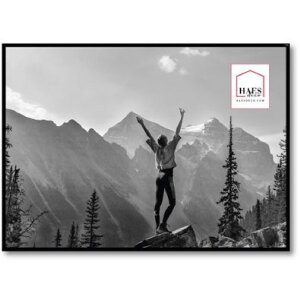 Пластикова фоторамка Haes Deco EF8B Easy Frame Black 50x70 см