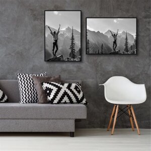 Пластикова фоторамка Haes Deco EF8B Easy Frame Black 50x70 см