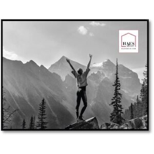 Пластиковая фоторамка Haes Deco EF19B Easy Frame Black 60x80 см