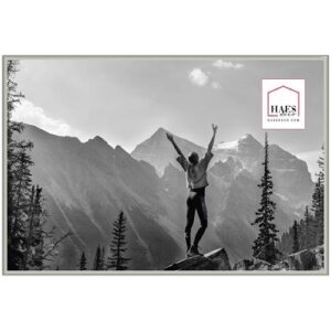 Пластиковая фоторамка Haes Deco EF9S Easy Frame Silver 40x60 см