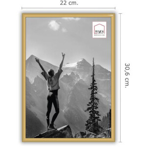 Пластиковая рамка Haes Deco EF11G Easy Frame Gold A4 21x29,7 см