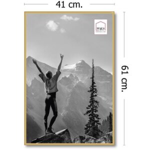 Пластикова фоторамка Haes Deco EF9G Easy Frame Gold 40x60 см МДФ задня панель