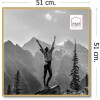 Haes Deco Easy Frame пластиковая фоторамка золото 50x50 см