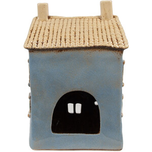 Clayre & Eef 6CE1894 Держатель для чая House Blue Beige 16x10x23 см керамика