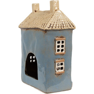 Clayre & Eef 6CE1894 Держатель для чая House Blue Beige 16x10x23 см керамика