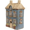 Clayre & Eef 6CE1894 Держатель для чая House Blue Beige 16x10x23 см керамика
