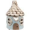 Clayre & Eef 6CE1875 Держатель для чайной лампы House Blue Beige Ø11x15 см