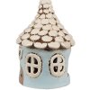 Clayre & Eef 6CE1875 Держатель для чайной лампы House Blue Beige Ø11x15 см