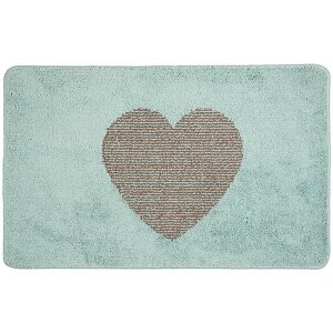 Килимок для ванної Clayre & Eef BM0008BL Мотив серця...