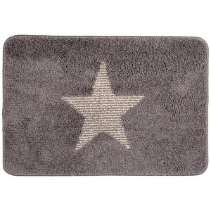 Килимок для ванної Clayre & Eef BM0009G Сіра зірка...